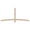 Ekena Millwork Bellingham Smooth Timber Gable Bracket, Douglas Fir, 84"W x 38"H x 1 1/2"D x 3 1/2"F, 11/12 Pitch GBW084X38X0204BEL00SDF - alternate 1